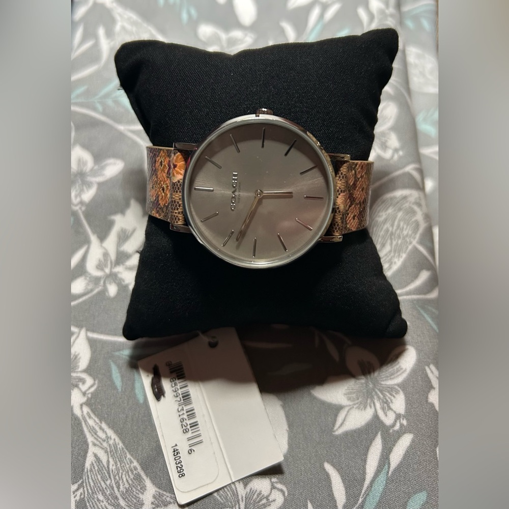 Coach Women's Perry Watch - Brown Floral